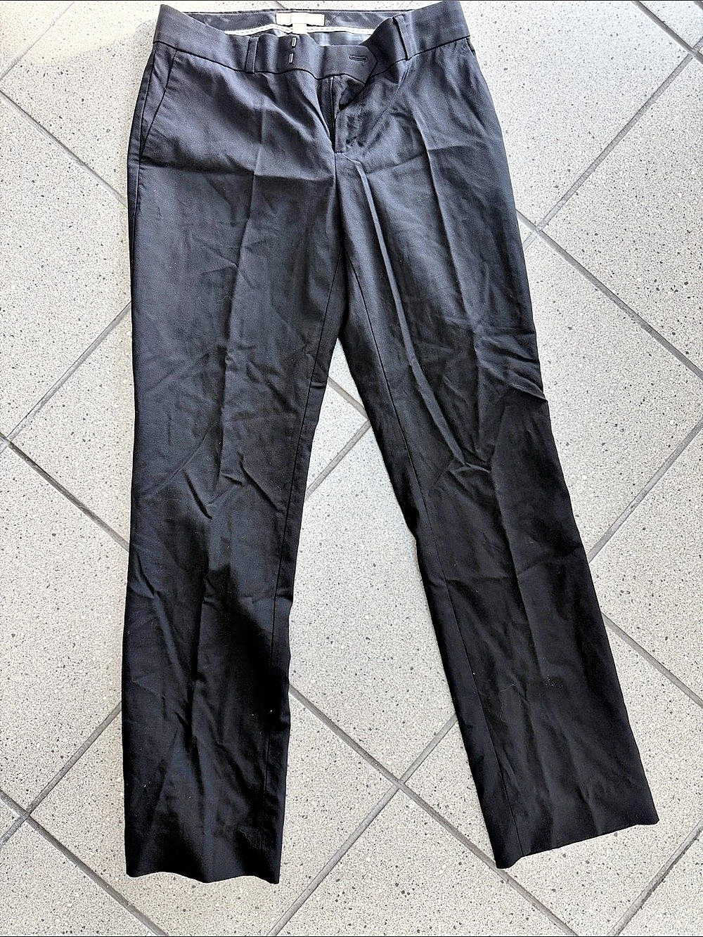 Banana Republic Martin Fit Dress Pants Straight Leg Black Size 2